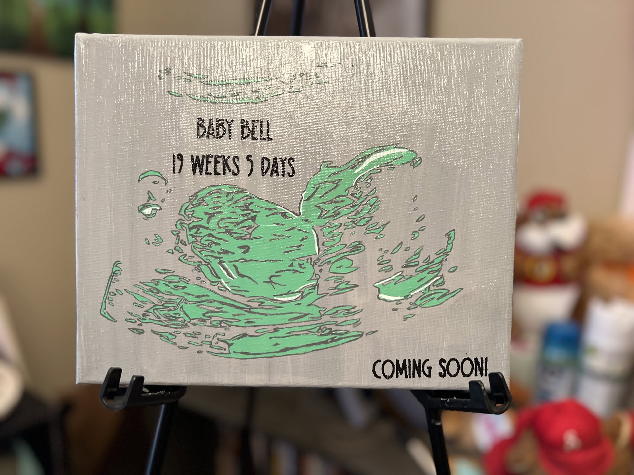 Custom Hand-Painted Ultrasound Portrait