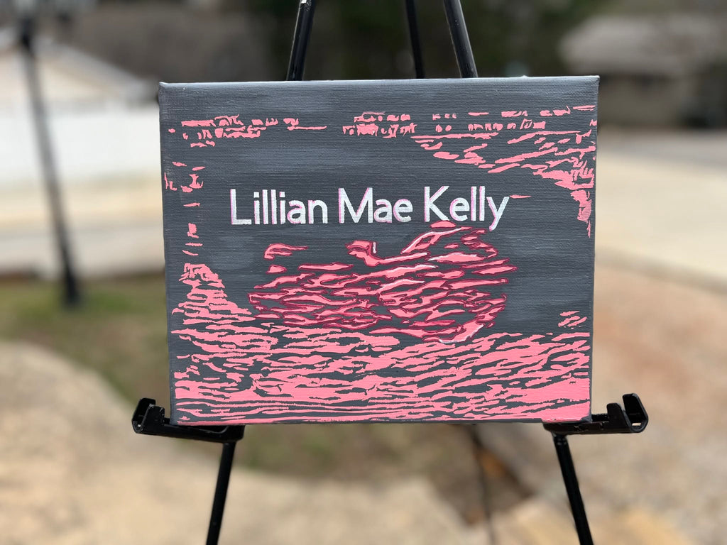 Custom Hand-Painted Ultrasound Portrait