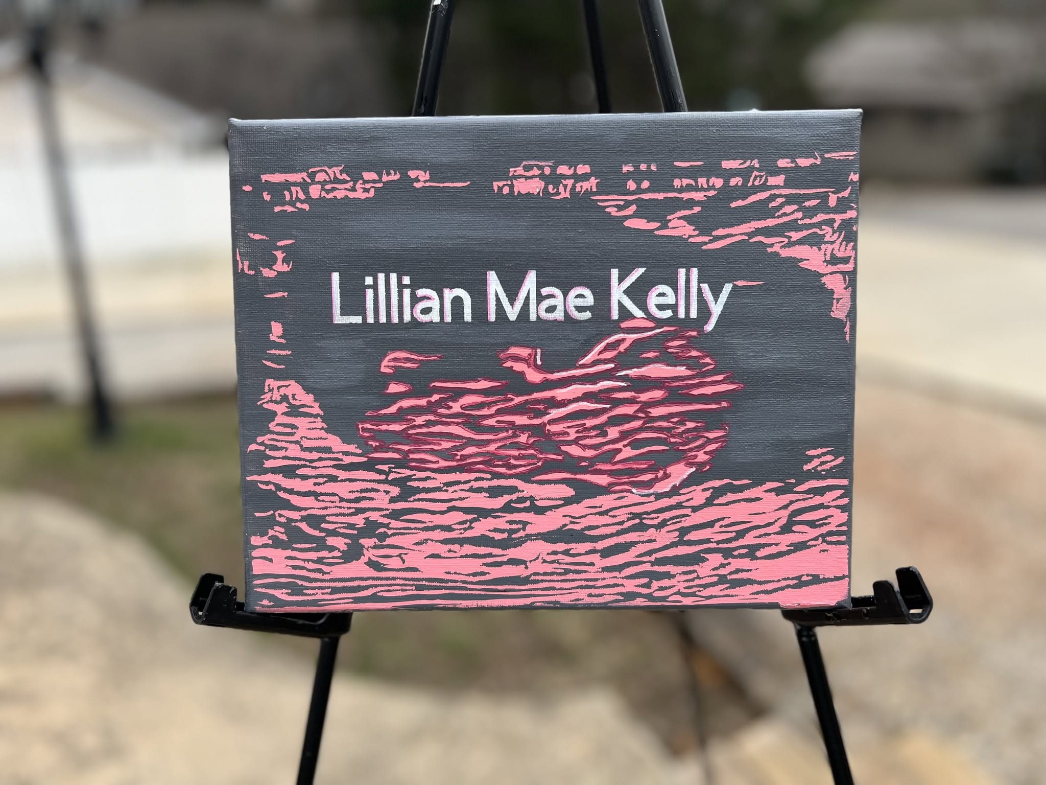 Custom Hand-Painted Ultrasound Portrait