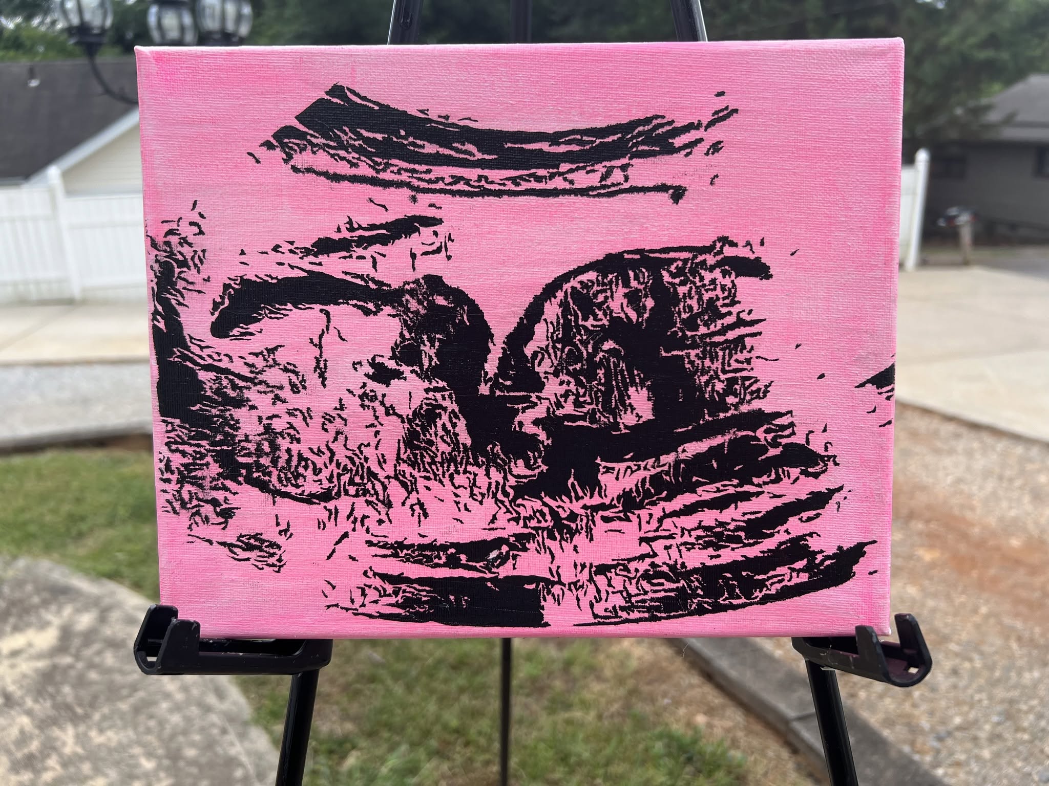 Custom Hand-Painted Ultrasound Portrait