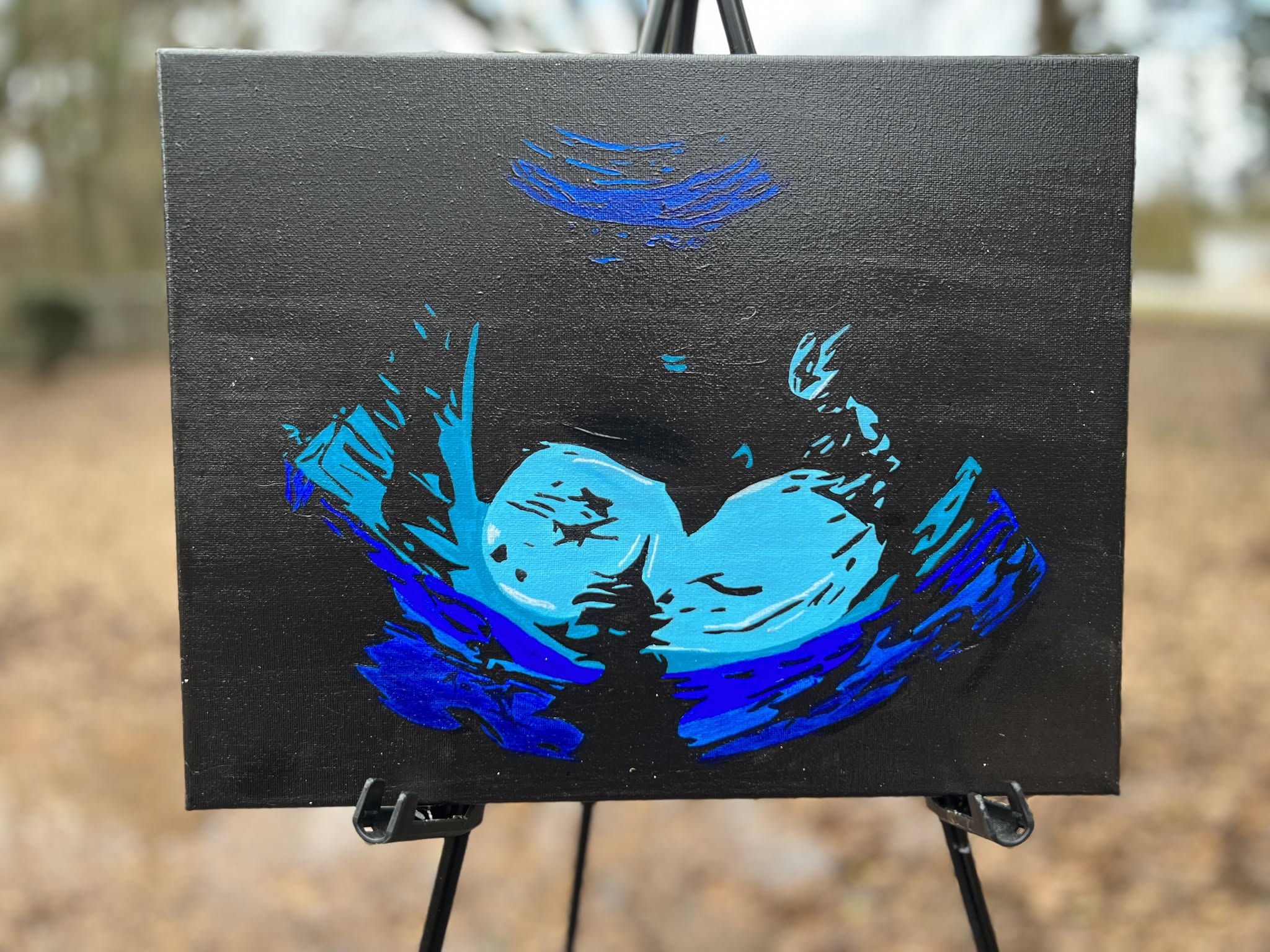 Custom Hand-Painted Ultrasound Portrait